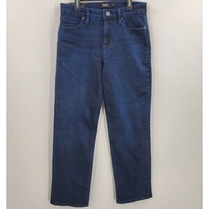 Women's Hudson Mid-Rise Straight Jeans  Size 6 / 28 Obscurity Blue NEW